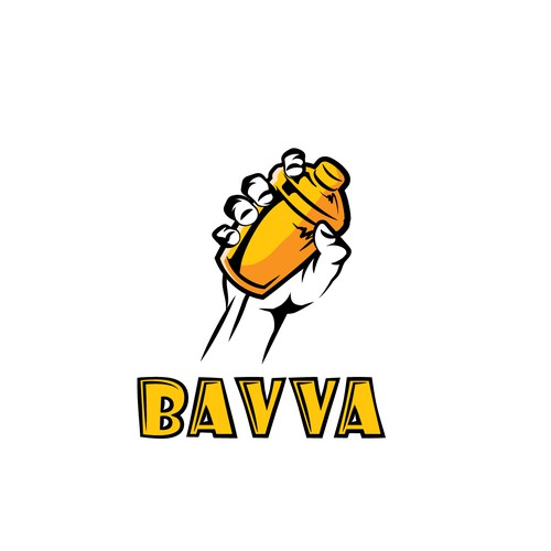 Stylized logo with the title 'Cocktail in a can logo contest'