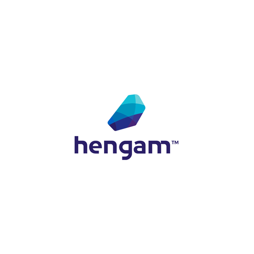Stone design with the title 'hengam logo'