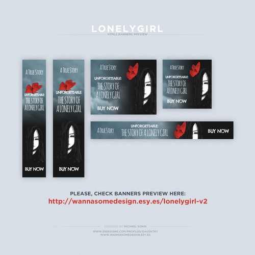 Novel logo with the title 'Book banner'