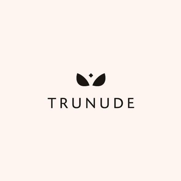 Bra logo with the title 'TruNude Logo'