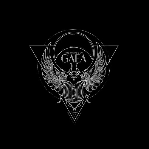 Dot design with the title 'Gaea logo'