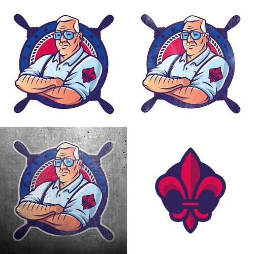 Navy design with the title 'CARTOON'