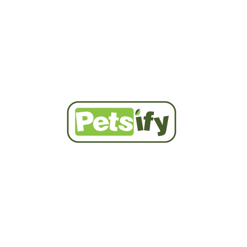 Portfolio logo with the title 'Petsify Logo'