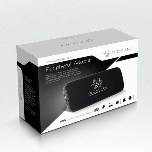 Technology packaging with the title 'In contest USB Adapter for PC and Laptop'
