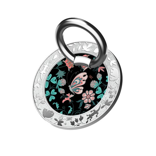 Ring design with the title 'Design Enchanting Illustrations for Innovative Smartphone Ring Holders!'