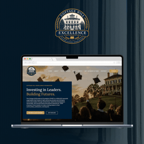 Design with the title 'Cottage Hill Excellence Foundation'