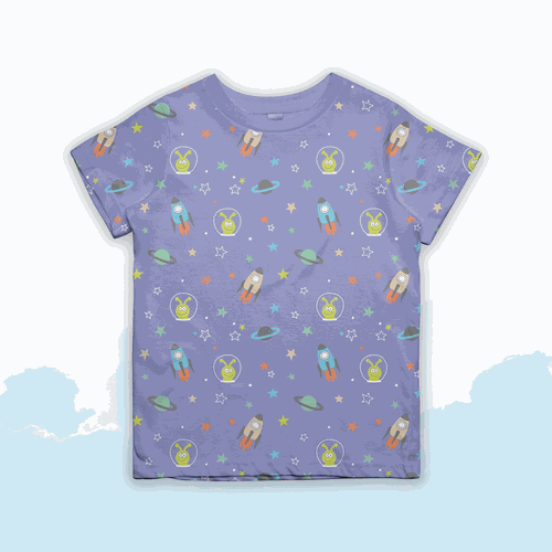 Baby artwork with the title 'Boys pattern'