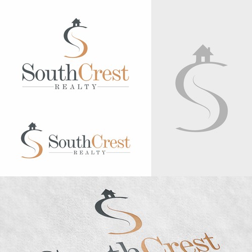 Contemporary logo with the title 'SouthCrest Realty logo'