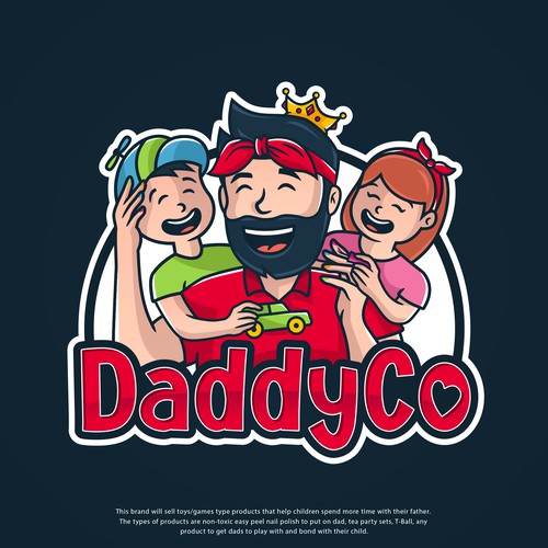 Father design with the title 'Logo DaddyCo'