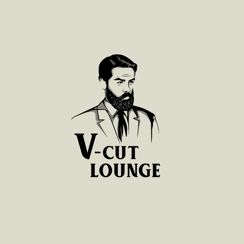 Lounge logo with the title 'Portrait logo'