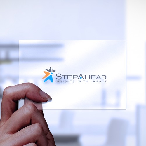Stair design with the title 'StepAhead is a platform for HR professionals  to gain and share timely insights  for executive decis'