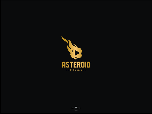 Art design with the title 'Help Asteroid Films launch with an amazing logo'
