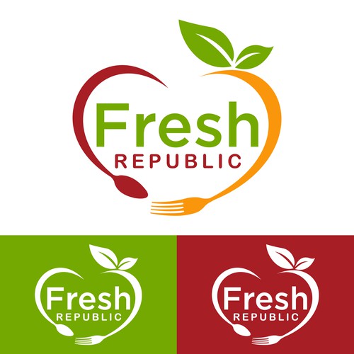 Eating logo with the title 'Fresh republic'