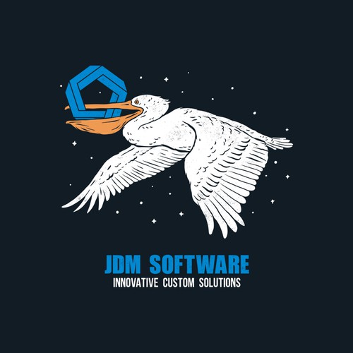 Computer t-shirt with the title 'T-shirt design for JDM Software'