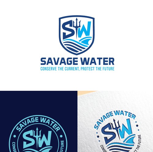 Anchor design with the title 'Savage Water'