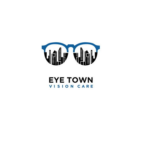 Vision logo with the title 'EYE TOWN'