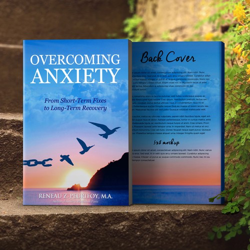 Recovery design with the title 'Overcoming Anxiety'