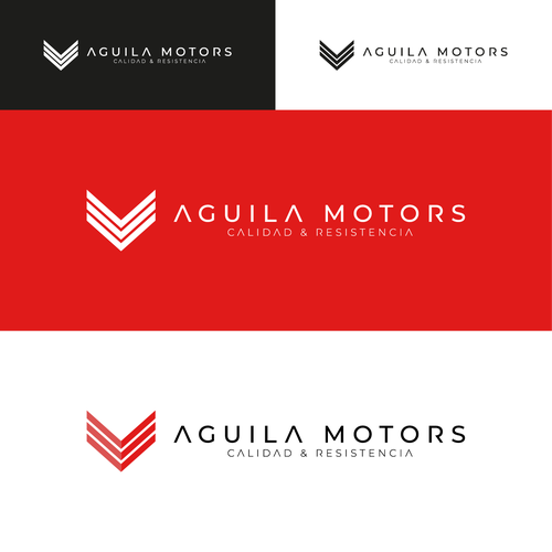 Motor design with the title 'Aguila Motors'