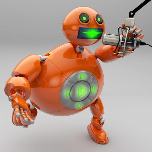 Digital illustration with the title 'Help Fatbot.tv with a new illustration'