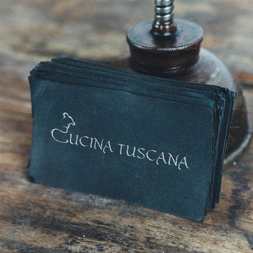 Cuisine design with the title 'Cucina Tuscana'