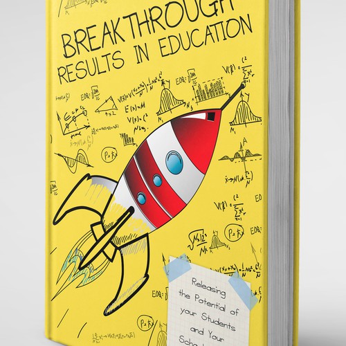 Blackboard design with the title 'Book cover'