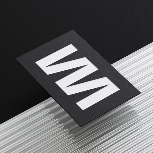 Acronym logo with the title 'Custom monogram Logo Design'