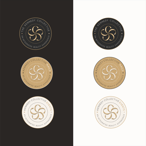 Swirl design with the title 'The Kennedy Collective'