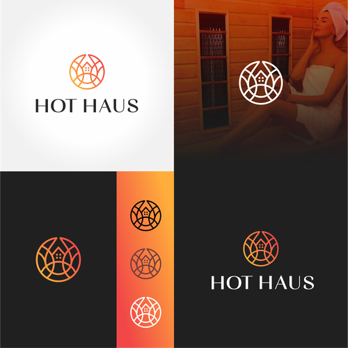 Heating design with the title 'Hot Haus'