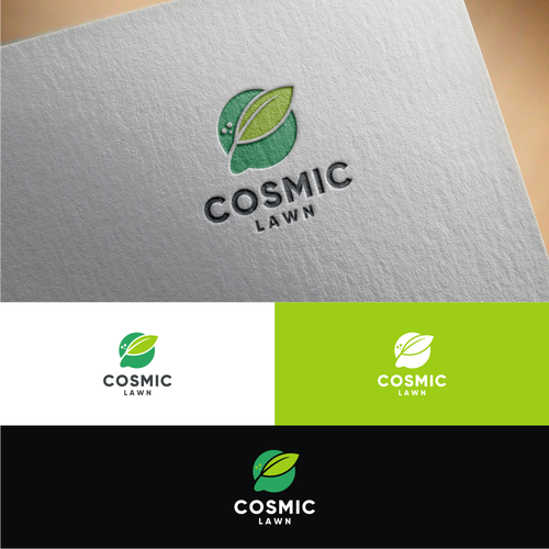 Clear logo with the title 'Cosmic Lawn'
