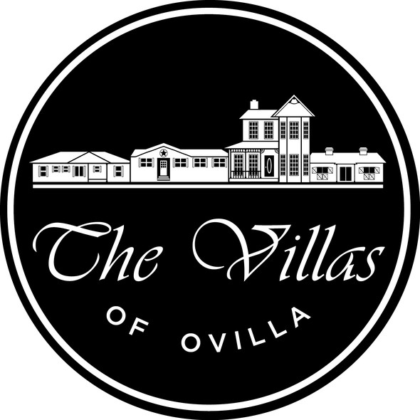 Villa design with the title 'Vintage Villa Logo'