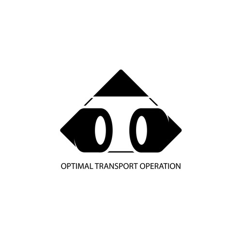 Notebook design with the title 'Logo concept for transport company'