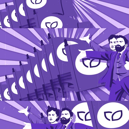 Bank design with the title 'GIF animation'