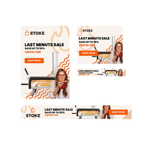 Oven design with the title 'Backyard Pizza'