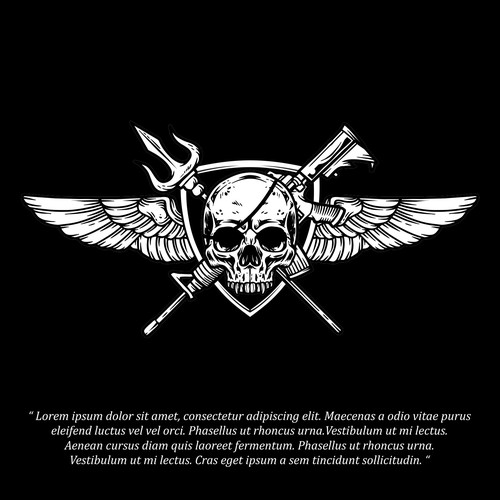 Ghost logo with the title 'Tactical Training Emblem'