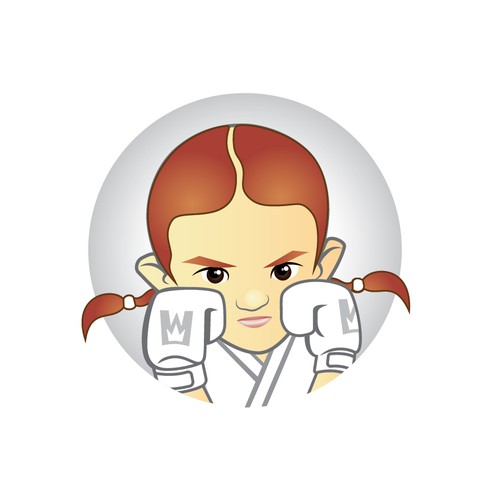 Street art logo with the title 'Lola "The Warrior Princess"'