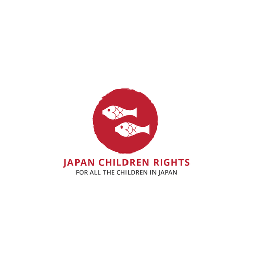 Japanese logo with the title 'Smart children rights logo'