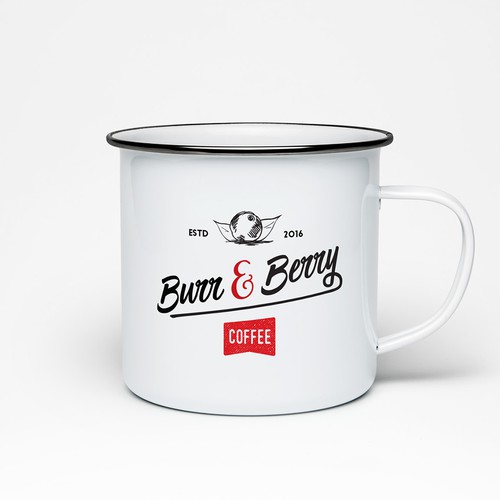 Coffee shop logo with the title 'Coffee shop logo'