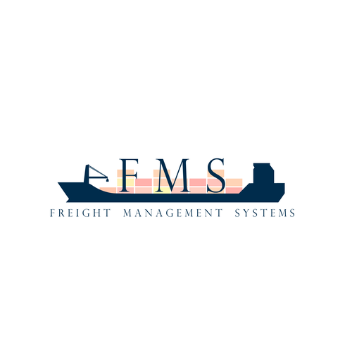 shipping company logo design