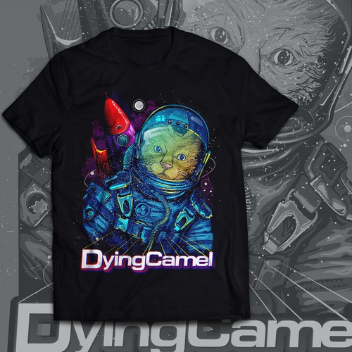 Colorful t-shirt with the title 'detail concept for game chanel tshirt'