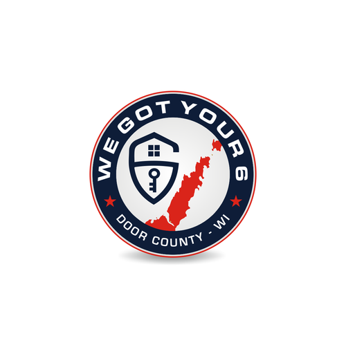 Security logo with the title 'We Got Your 6 logo design'