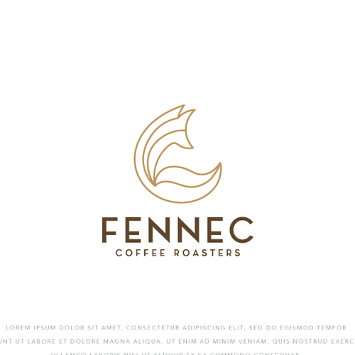 Fox logo with the title 'coffee roaster'