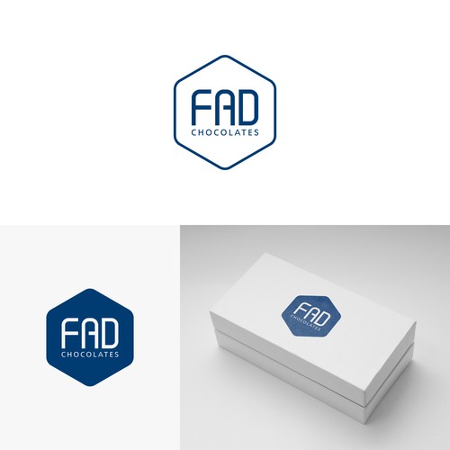Gift logo with the title 'FAD Chocolates'
