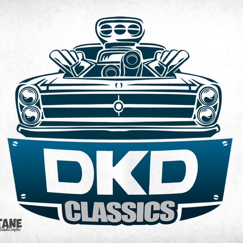 Automotive logo with the title 'DKD Classics'