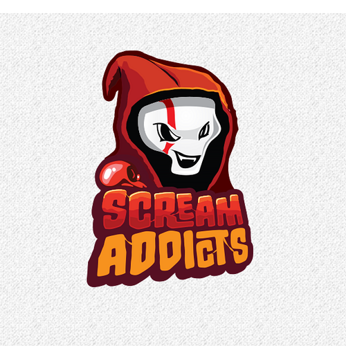 Horror logo with the title 'Mascot logo for YouTube Horror Show'