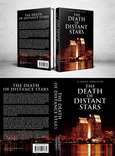 Skyline design with the title 'book cover'