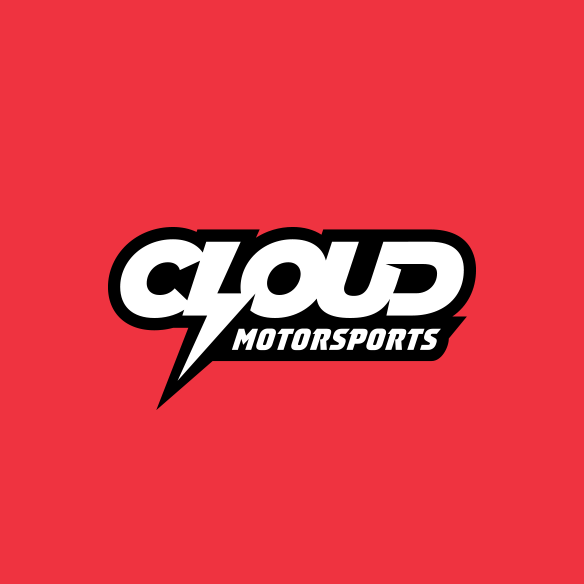Lightning bolt design with the title 'Cloud Motorsports'