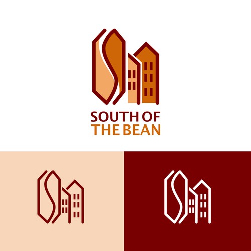 Cityscape logo with the title 'Minimalist Coffee Logo'