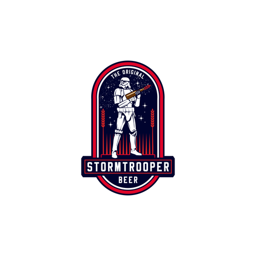 Star Wars design with the title 'STORMTROOPER BEER'