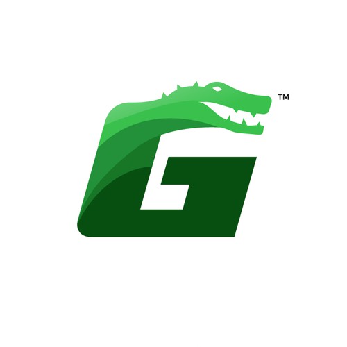 Crocodile logo with the title 'Crocodile Logo'