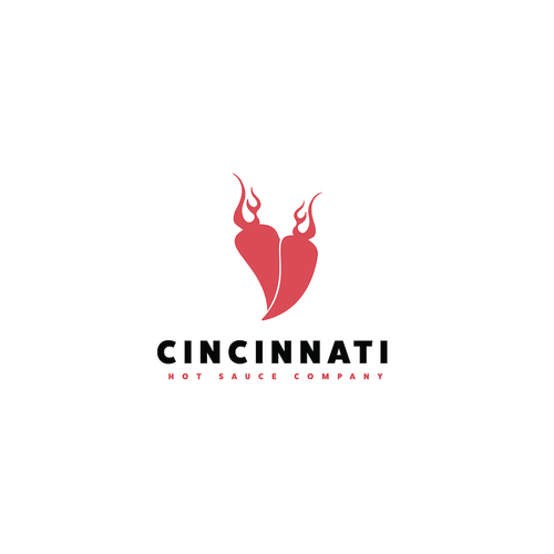 Ohio logo with the title 'Hot Sauce Company Logo'
